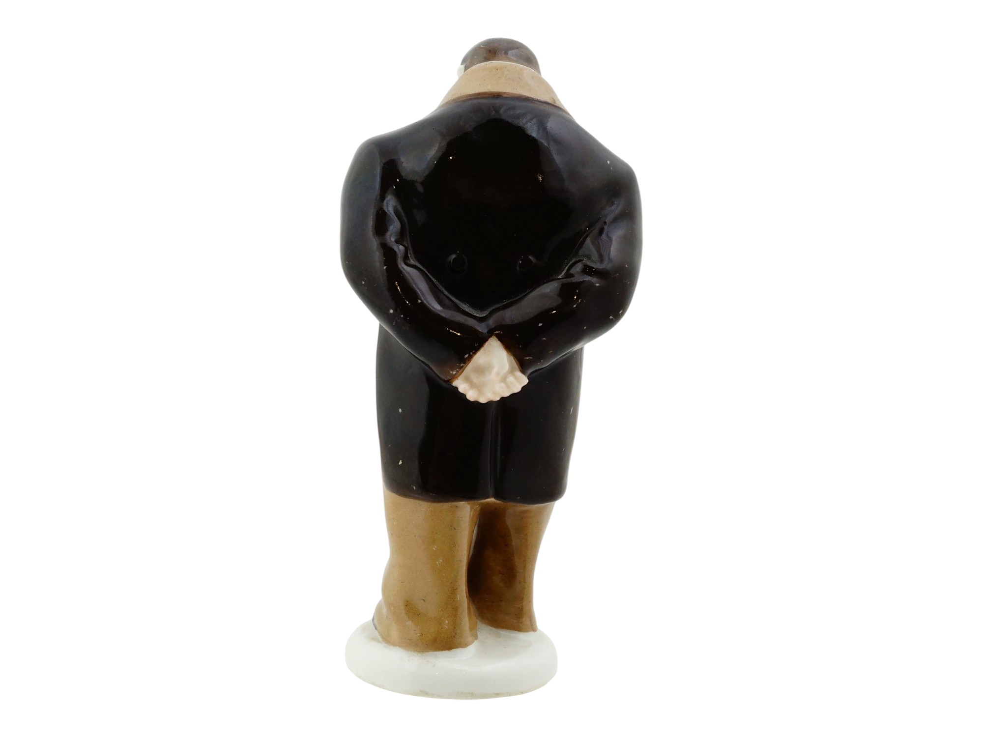 RUSSIAN PORCELAIN DEAD SOULS GOGOL SOBAKEVICH FIGURINE