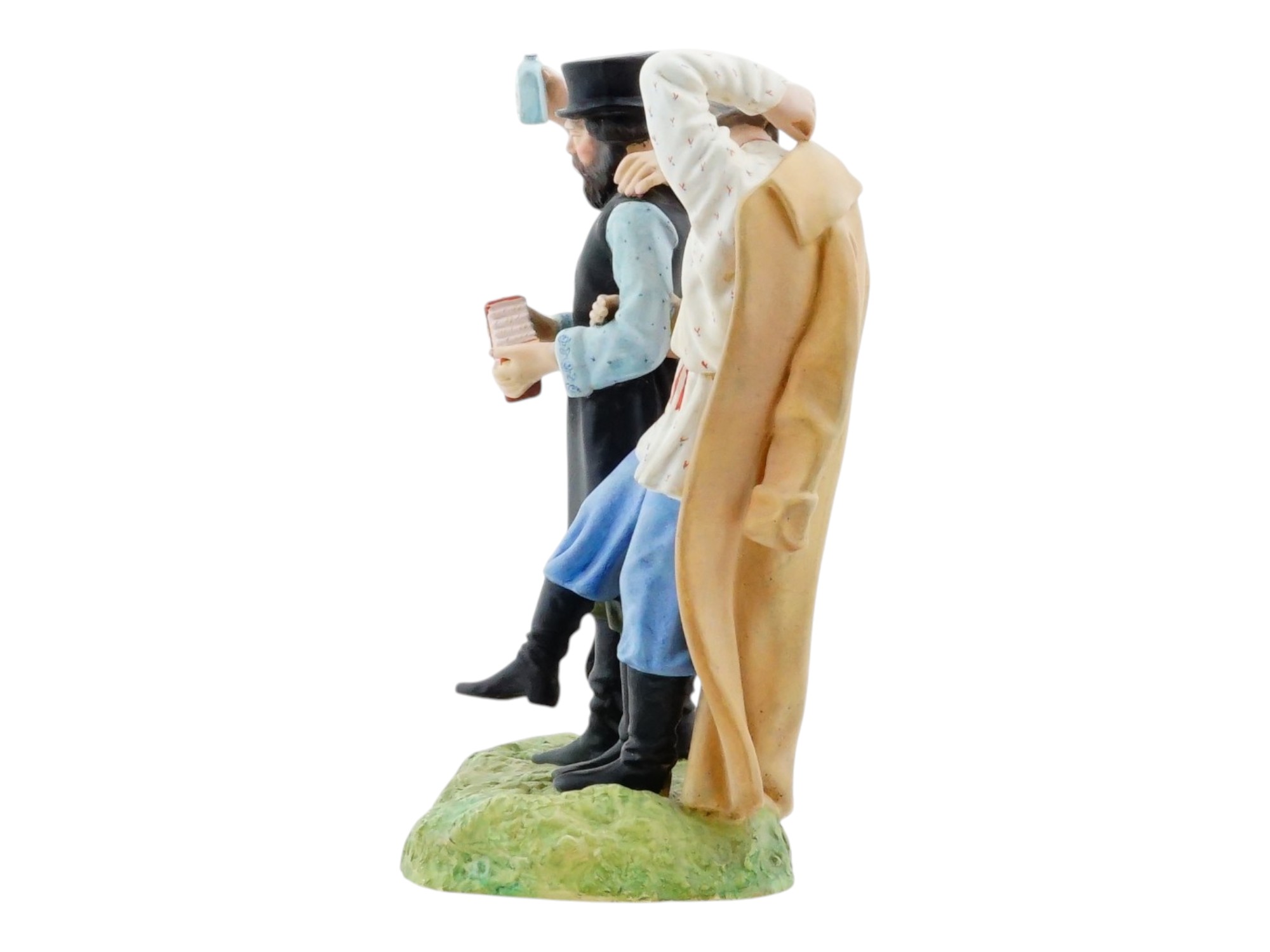 GARDNER IMPERIAL RUSSIAN PORCELAIN FIGURE THREE DRUNKS