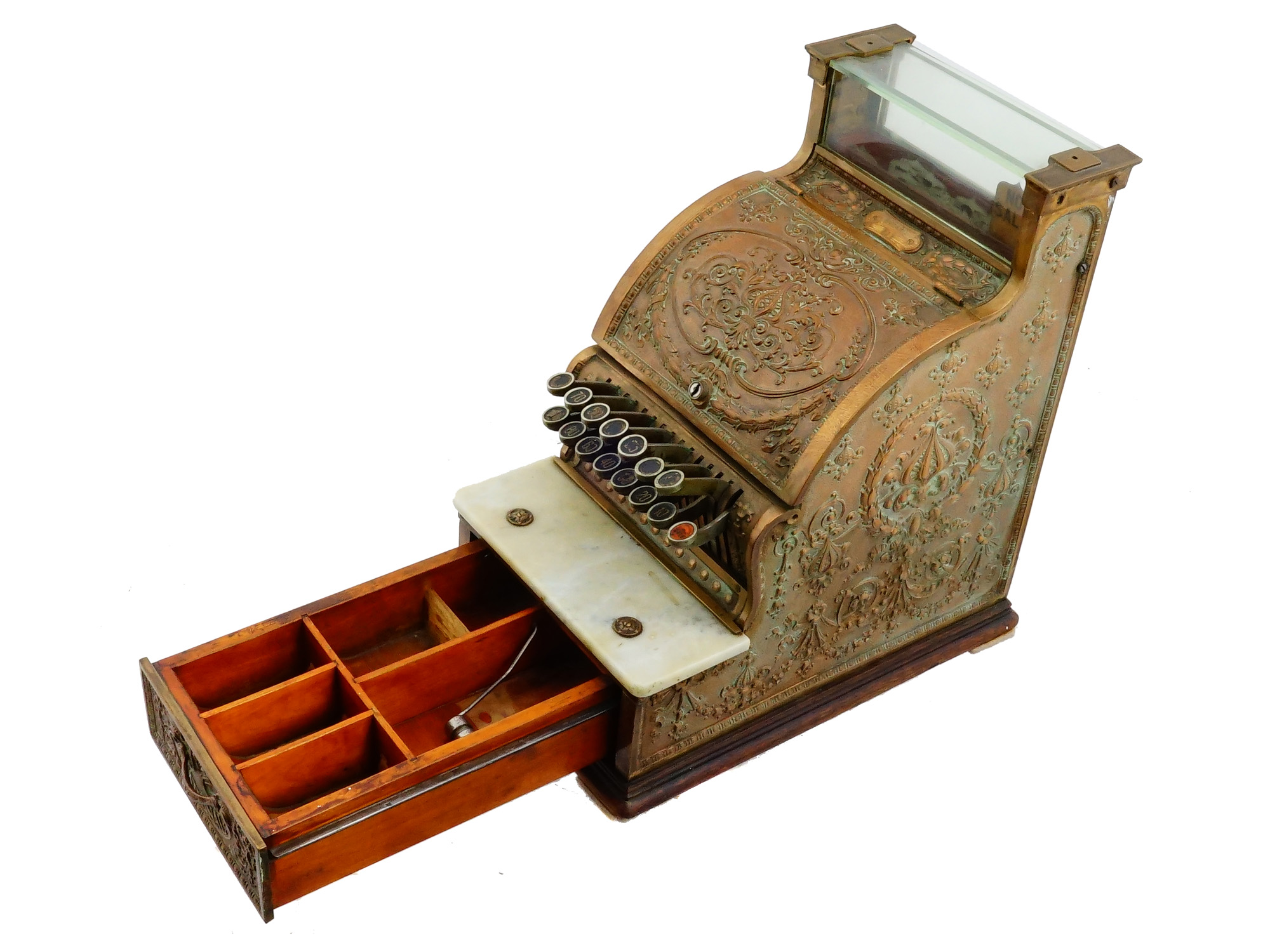 ANTIQUE AMERICAN NATIONAL CASH REGISTER MODEL 313
