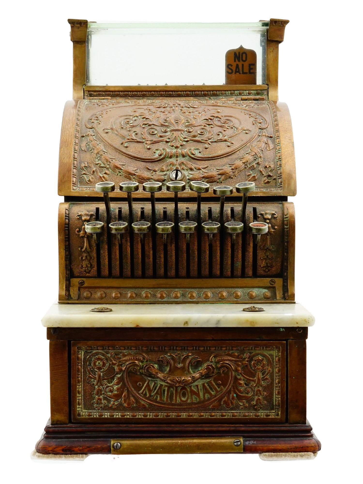 ANTIQUE AMERICAN NATIONAL CASH REGISTER MODEL 313