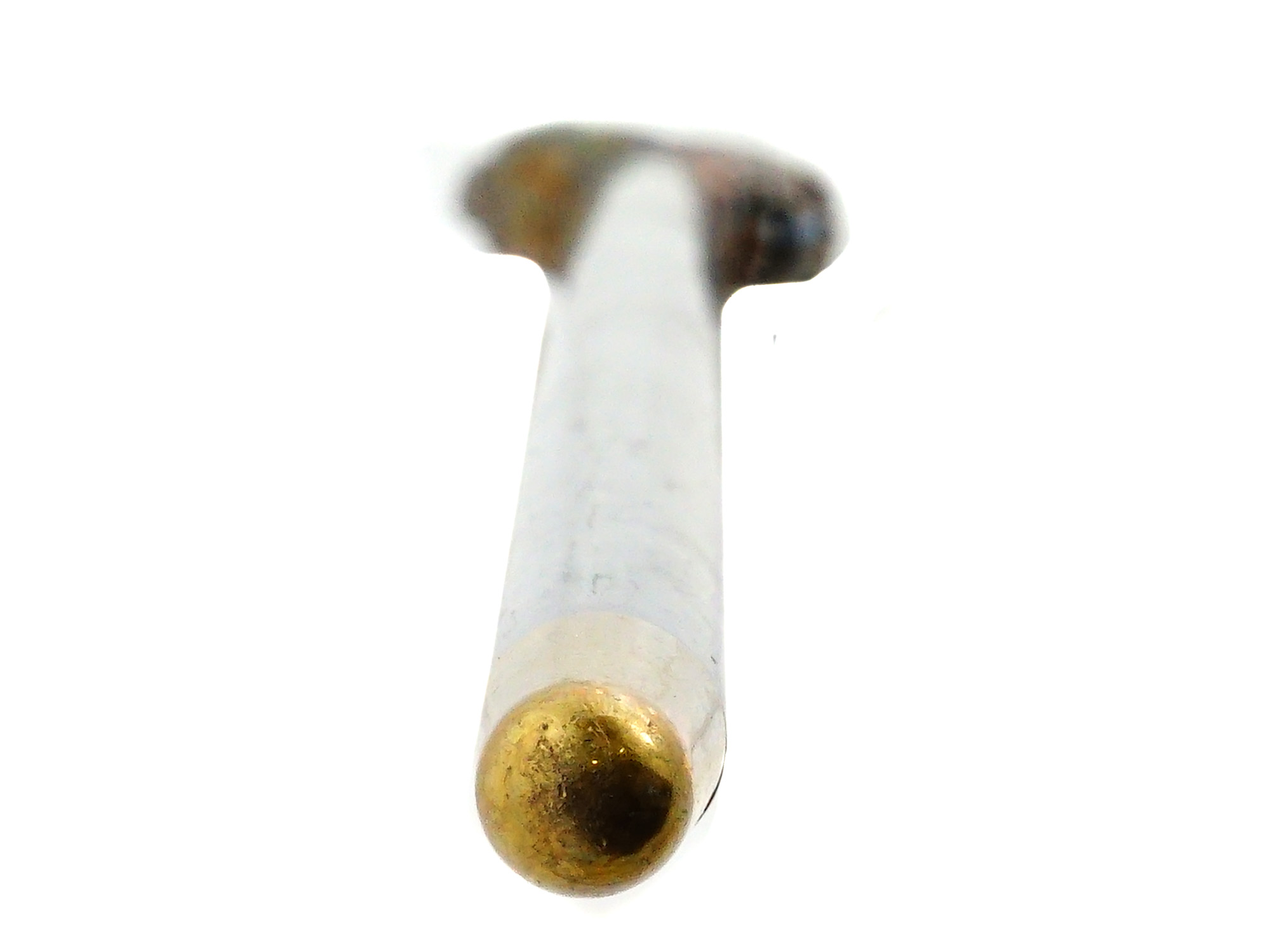 WALKING CANE WITH A STERLING SILVER HORSE HEAD HANDLE