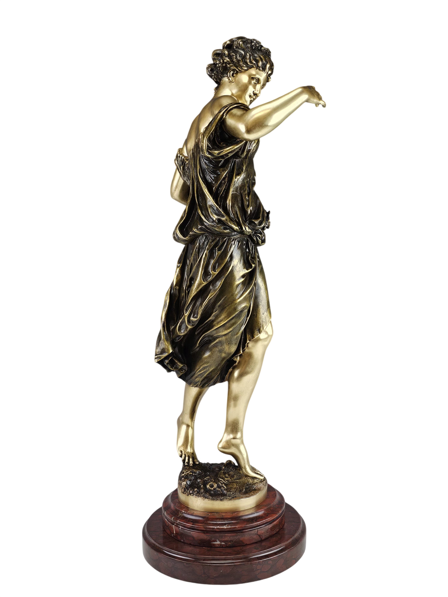 MATHURIN MOREAU 19TH CENTURY FRENCH BRONZE SCULPTURE