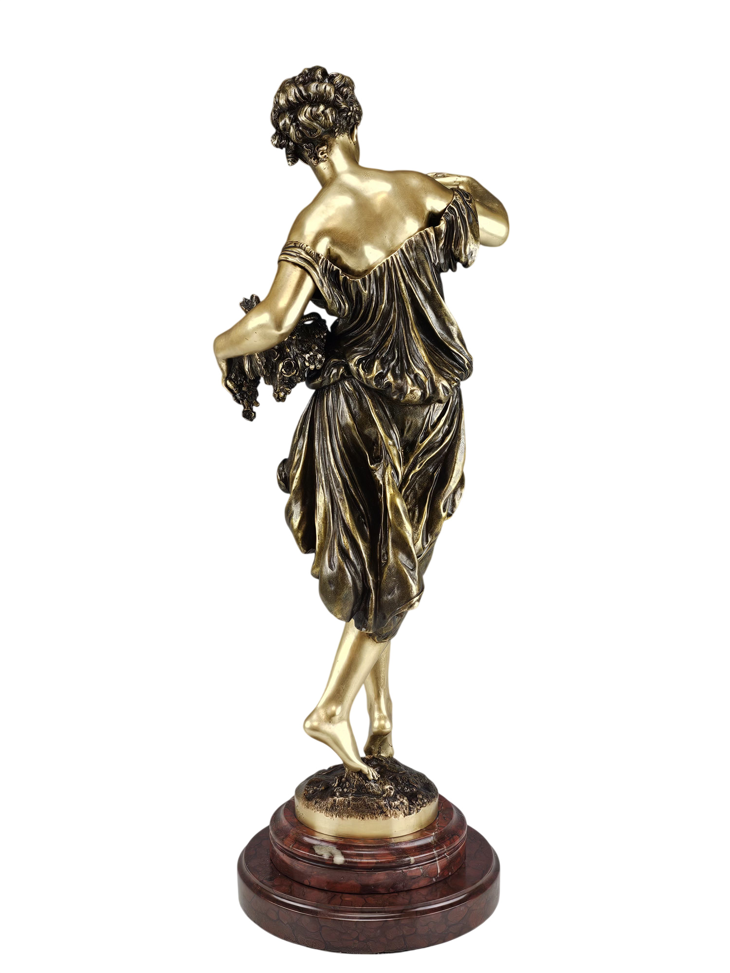 MATHURIN MOREAU 19TH CENTURY FRENCH BRONZE SCULPTURE
