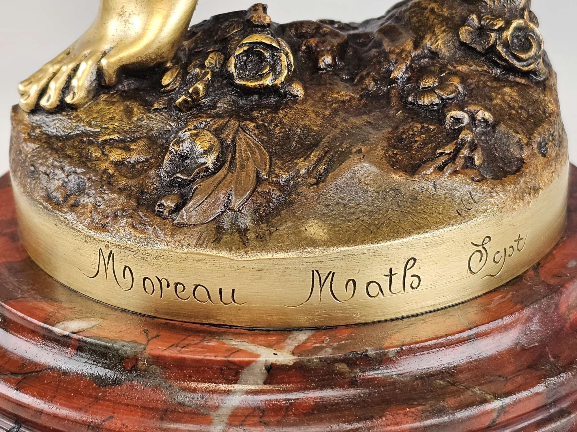 MATHURIN MOREAU 19TH CENTURY FRENCH BRONZE SCULPTURE