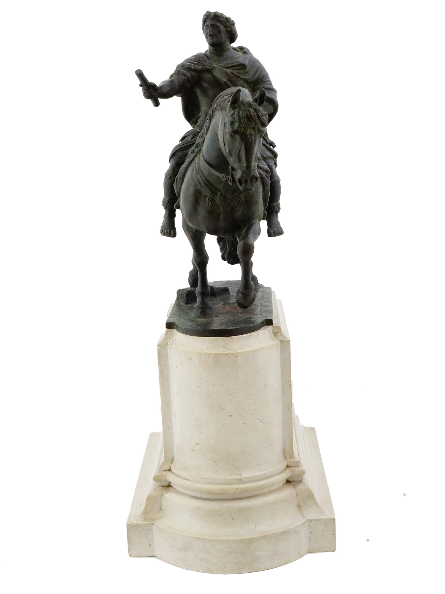 AFTER MANUEL TOLSA SPANISH BRONZE SCULPTURE CARLOS IV