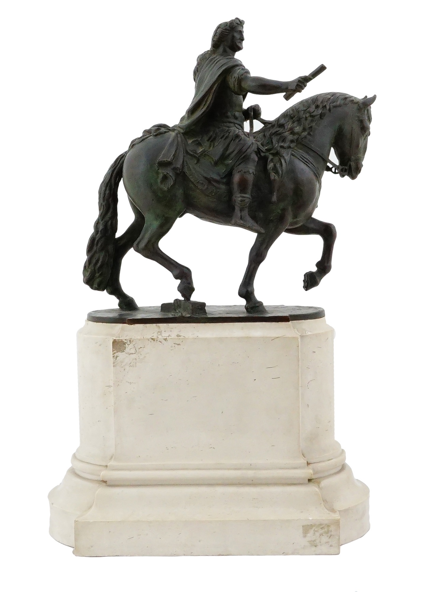 AFTER MANUEL TOLSA SPANISH BRONZE SCULPTURE CARLOS IV