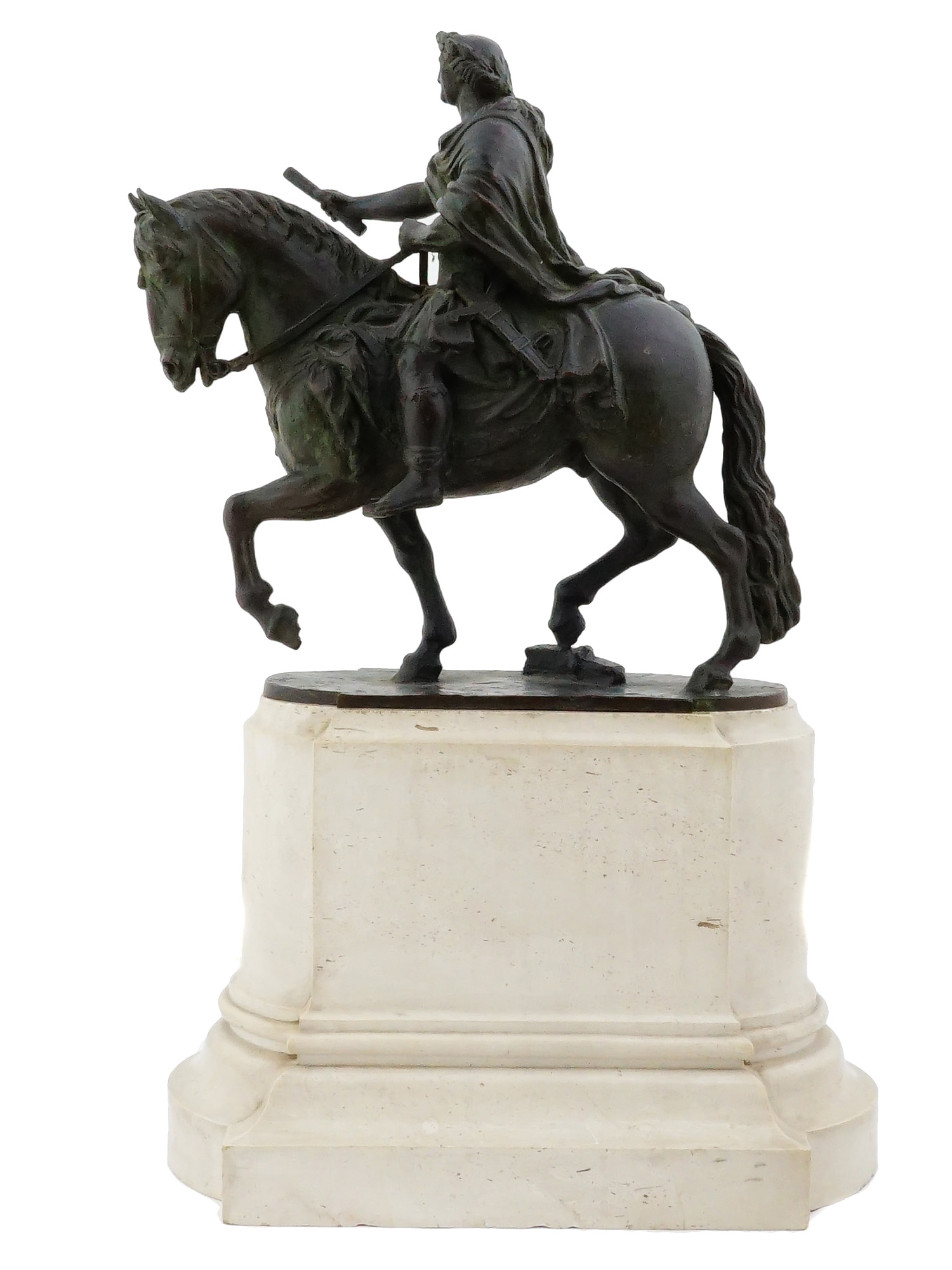 AFTER MANUEL TOLSA SPANISH BRONZE SCULPTURE CARLOS IV