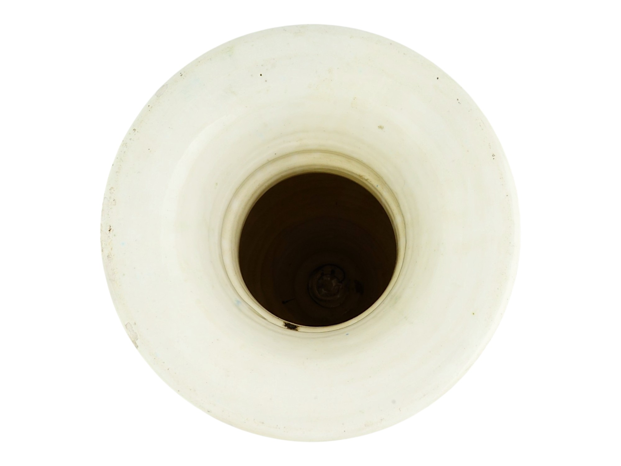 LARGE PERSIAN POLYCHROME GLAZED CERAMIC VASE
