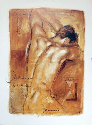 Joani - A Man's Desire. poster 
90x120 
glued on cardboard 
This art print displays sharp, vivid 