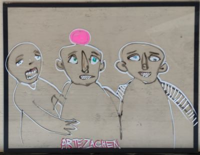 Guy Kaplan Artezachen - Trio. Guy Kaplan, a multidisciplinary artist, is involved in plastic art 