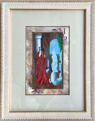 Yitzhak and Nehama Hazin - Illustrations for Bible stories. Torah: Devarim. acrylic on parchment 