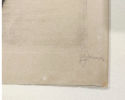 Unknown artist - The portrait of Haim Nachman Bialik. Engraving, signed, 42x30 cmImage - 2