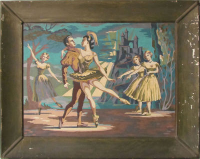 Unknown artist - European style, 1930s. oil on canvas, original frame size 61x77 cm