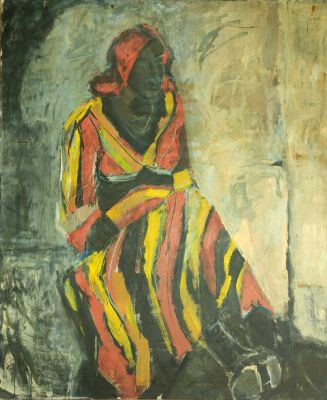 Unknown artist - Woman. oil on canvas 
97x115 cm
