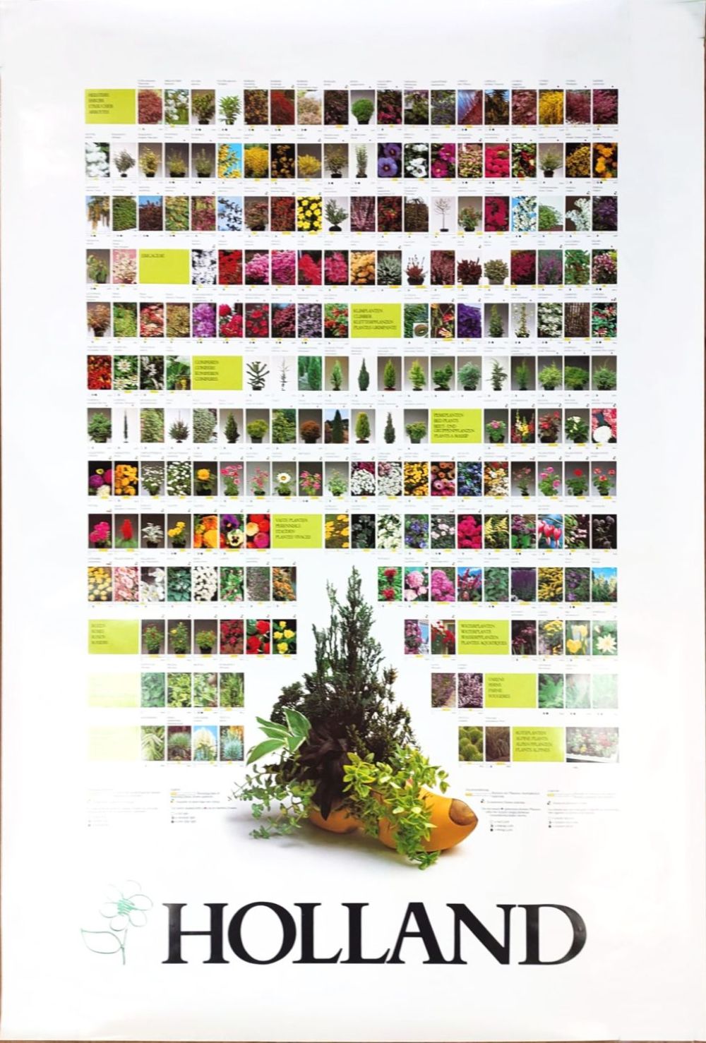 Flower Council of Holland catalog. poster, 124x84 cm 
The Flower Council of Holland is 