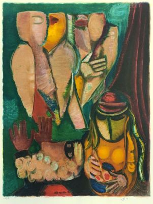 Leo Roth - Bible stories. lithograph, pencil signed, numbered. 
paper size 50x70 cm 
Leo Roth 