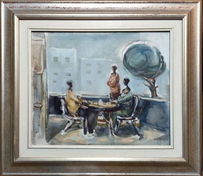 Avinoam Kosovsky - Avinoam Kosovsky, oil on canvas . oil on canvas 38x46 cm signed 
Avinoam 