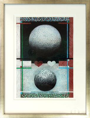 Judith Asher - Panda on paper, signed Judith 2006 in Hebrew and English 
paper size: 42x30 cm 