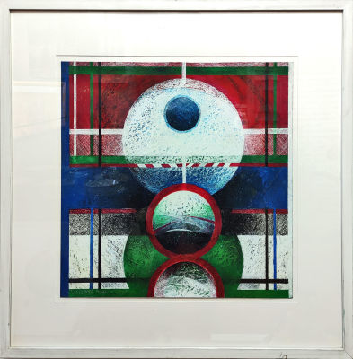 Judith Asher - Panda on paper, signed Judith 2002 in Hebrew and English 
50x50 cm 
Judith 