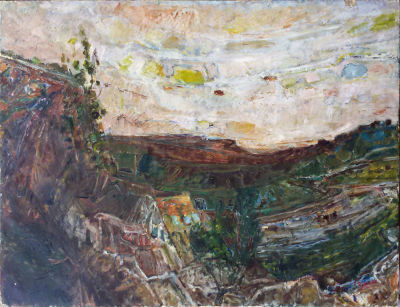 Avraham Mandael (Mandel) - Jerusalem. oil on canvas, 100x130 cm 
Avraham Mandael (Mandel), born 