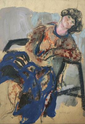 Leah Avizedek - Mixed technique on paper 
66x48 cm 
