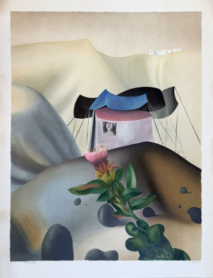Naftali Bezem - Signed and numbered lithograph Mourlot print