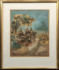 Avinoam Kosovsky - watercolor, framed 
43x35 cm 
signed 
Avinaam Kosovsky, painter and designer. Image - 1