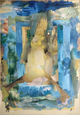 Shraga Weill - Exodus from Egypt. signed lithography 
100x70 cm 
with frame 124x94 cm 
Shraga Weill 