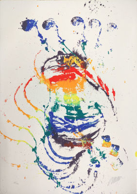 Arman (Armand Fernandez) - lithograph, signed, numbered 
Dimensions: 75 x 52 cm 
never been framed 