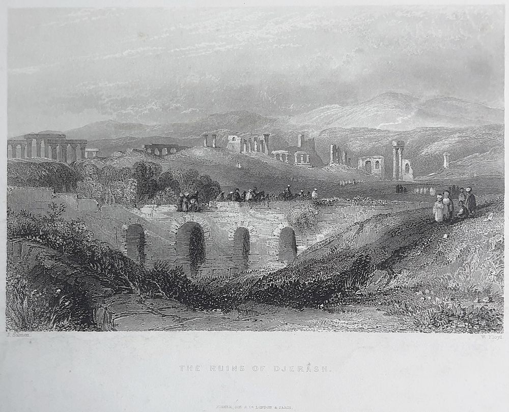 J. Salmon - The ruins of Djerash the ancient Gergesa .Jordan. The ruins of Djerash, the ancient 