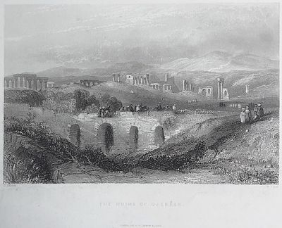 J. Salmon - The ruins of Djerash the ancient Gergesa .Jordan. The ruins of Djerash, the ancient 