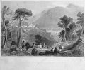 William Henry Bartlett - Lot of 4 lithographs BY W.H. Barlett from his traveling in the Lebanon Image - 2