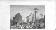 No- Amon. Thebes. Portico of the Great Temple at Karnak . Drawn by C. Stanfield, from a Sketch Image - 1