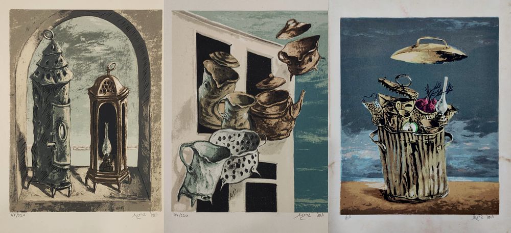 Yosl Bergner (1920 - 2017) is considered one of the most important painters in the history of 