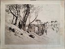 Samuel Colman - Amalfi Arched Bridge. lithograph , signed 
Samuel Colman ( 1832 – 1920) was an Image - 1