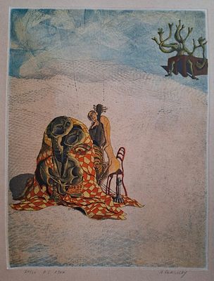 Avi Dzalovsky - Lithography 
signed and numbered 
size 30x40 cm 
Avi Dzalovsky was born in 1947 