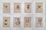 Hermann Struck - 32 Lithographic Portraits by Herman Struck – Jewish Eastern European Faces. This Image - 1