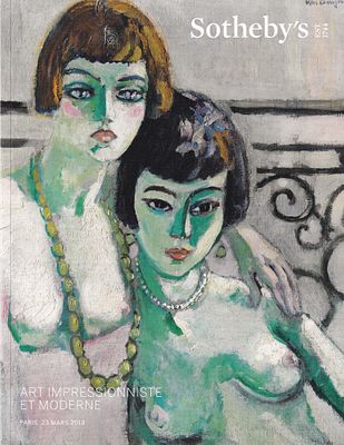 Каталог аукциона Sotheby's, Париж, Импрессионизм и искусство первой половины ХХ века от 23 