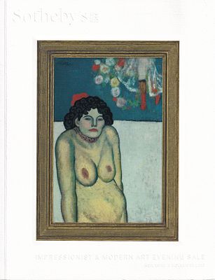 Каталог аукциона Sotheby's, Нью-Йорк, Импрессионизм и искусство первой половины ХХ века от 5 
