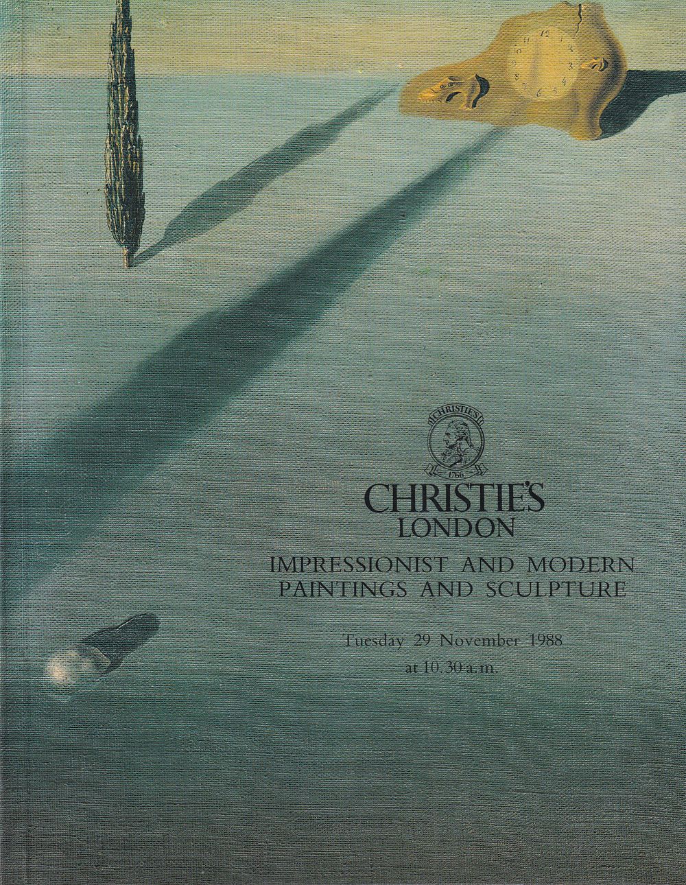 Каталог аукциона Christie's, Лондон, Живопись и скульптура импрессионистов и модернистов от 29 