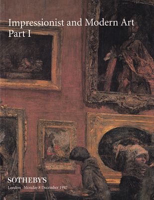 [редкость в двух частях] Каталог аукциона Sotheby's, Лондон, Искусство импрессионистов и 