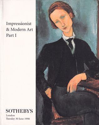 Каталог аукциона Sotheby's, Искусство импрессионистов и модернистов: в 2ч. от 30 июня – 1 июля 