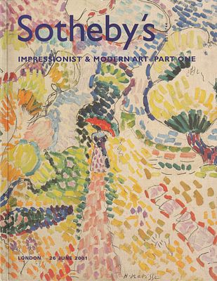 Каталог аукциона Sotheby's, Лондон, Искусство импрессионистов и модернистов: в 2ч. от 26-27 