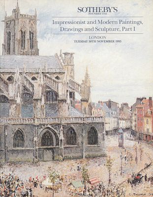 Каталог аукциона Sotheby's, Лондон, Живопись, рисунки и скульптура импрессионистов и 