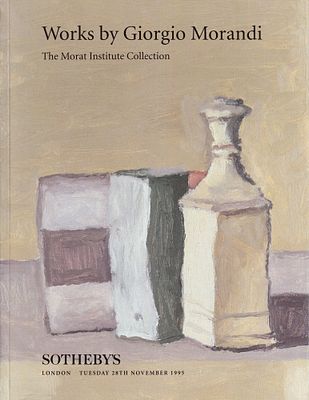Каталог аукциона Sotheby's, Лондон, Работы Джорджио Моранди: Коллекция Института Мора от 28 