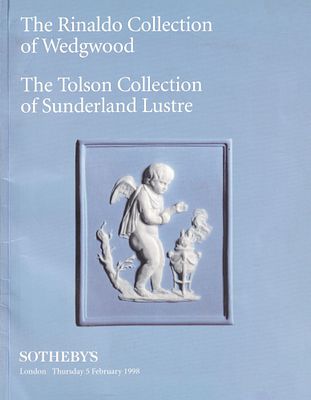 Каталог аукциона Sotheby's, Лондон, Предметы Wedgwood: Коллекция Рианльдо; Фарфор Sunderland: 