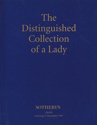 Каталог аукциона Sotheby's, Цюрих, Исключительная коллекция одной леди от 9 декабря 1997 года. 23 