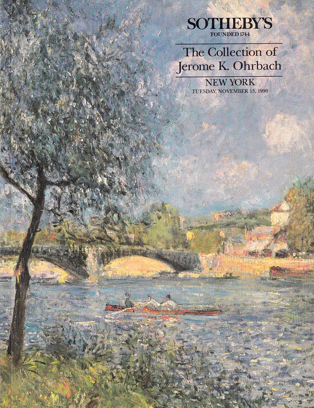 Каталог Sotheby's, Нью-Йорк, Коллекция Джерома К. Орбаха от 13 ноября 1990 года. 56 с., ил., 27 