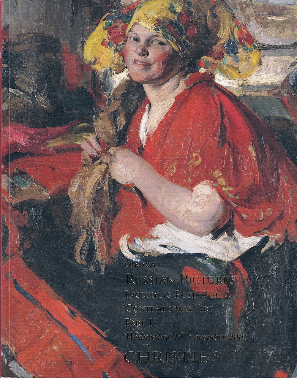 Каталог аукциона Christie's, Лондон, Русское искусство, включая советское и современное 