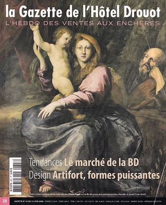 Журнал La Gazette De L'H&ocirc;tel Drouot № 23 за 2008 год. Париж: De L'Hotel Drouot, 2008 
338 с. 
